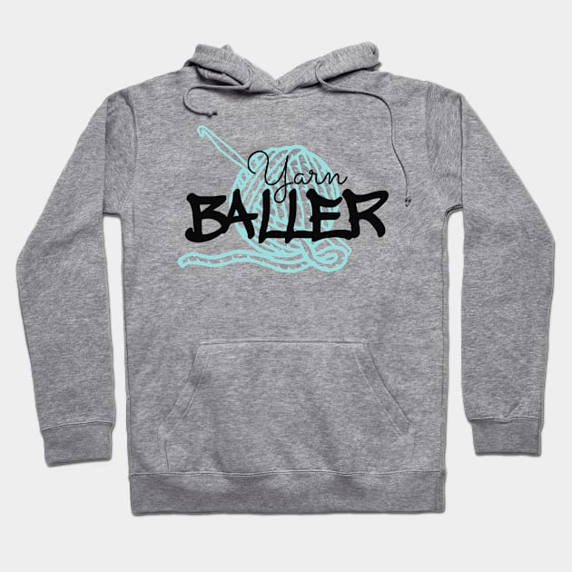 Yarn Baller, Crochet Hoodie by inkerdoo